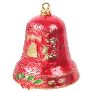 Patriotic 1776-2026 Memorial Hanging Bells Outdoor Decoration with US Theme Perfect Gift For Marine Veterans
