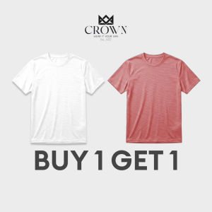 Crown B1T1 Mens Round Neck Drifit Active Wear Tshirt dri fit t shirts for men