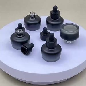 10pcs 30ml Empty Glass Dropper Bottle Essential Oil Bottle With Pipette Attar Oil/Essence/Perfume Cosmetic Refillable Bottle