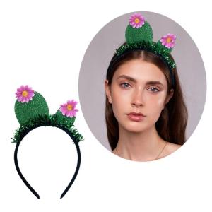 Mardi Gras HairBand Halloween Headband Headdress for Masquerade Makeup for Party Masquerade Roaring Flapper Cosplay
