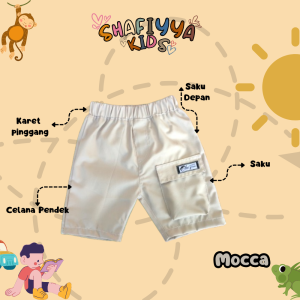 Celana Pendek Anak Laki Laki Perempuan  Bayi & Balita>Pakaian & Aksesori Anak>Bayi Laki-Laki (6 bulan - 3 tahun)>Pakaian Bayi Laki-Laki>Bawahan Bayi Laki-Laki>Celana Bayi Laki-Laki Mocca