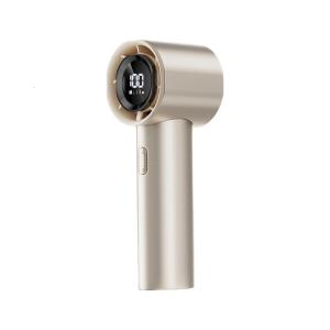 Portable Handheld Fan 3 Speed Mini Cooling Fan Rechargeable Electric Fan with Digital Display for Travel Home Use
