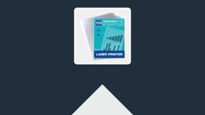Samsill Transparency Film for Printers 100 Sheets Not for Inkjet 8.5 x 11 Inch Clear 4 MilProjector Film Black Image Only