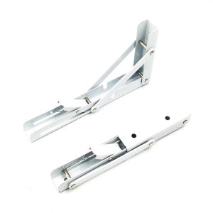 Load-Bearing Triangle Bracket Foldable Microwave Oven Shelf Bracket Triangle Storage Bracket Stainless Steel Bracket (READY STOCK)