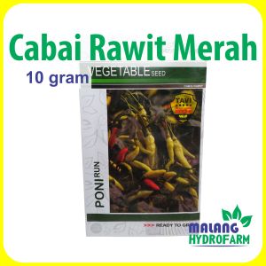 Benih Cabai Rawit Merah Ponirun 10 gram Halbanero dataran rendah sampai tinggi unggul bibit biji mahameru sayur pedes pedas cabe hydroponik hidroponik sambal sambel