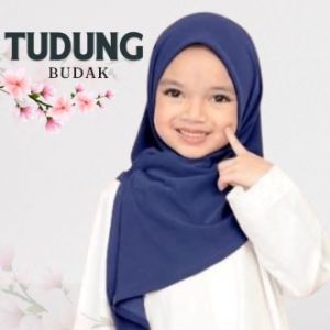BAWAL LAZY BUDAK Hijab for Kids - Casual and Comfortable Fit - Ready Stock