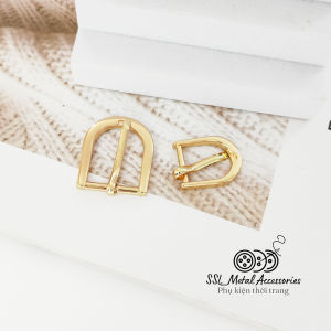 [HÀNG MỚI] (5 cái) Khóa kim cao cấp 1.5cm 2cm mặt dây nịt phụ kiện làm túi xáchYX-DZ120 #ssl_accessories