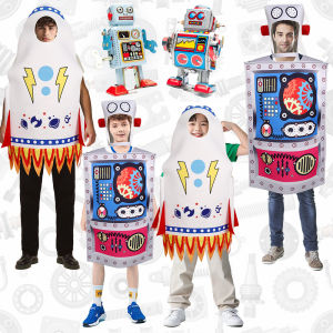 Cross-border rocket robot cosplay costume Halloween costume party funny carnival creative costume gifts