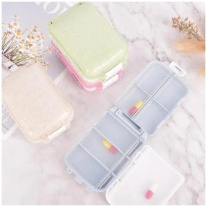 Kotak Obat Lipat 3 Susun Tempat Penyimpanan Capsule Pil 8 Sekat Murah PROMO !!!