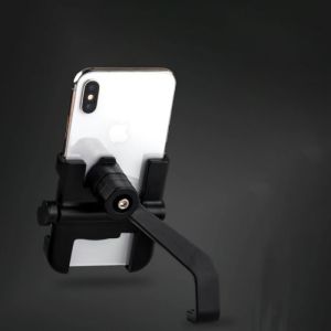 Giá Đỡ Điện Thoại Xe Máy Kẹp Điện Thoại Gắn Xe Máy có ô dù che mưa che nắng Chống Cướp Cực Chắc Chắn-NIEVE