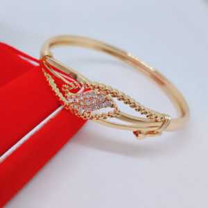 Gelang Tangan Bangle Wanita Aksesoris Fashion Awet Tahan Lama Anti Karat Cocok Untuk Harian G5-1H