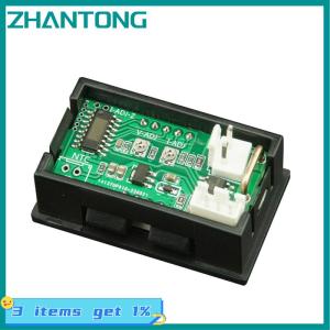 ZHANTONG DC 0-100V 10A Digital Voltmeter Ammeter Dual Display Voltage Detector Current Meter Panel Amp Volt Gauge 0.28" Red Blue LED