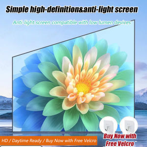 Foldable anti-light screen HD Portable Foldable Projector Screen Home Theater