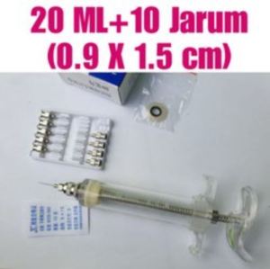 alat suntik hewan ternak 20 ml suntikan vaksin ayam itik bebek kelinci kucing kambing sapi