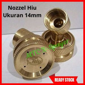 Nozzel Sprayer Hiu Lubang 4 Gepak Kuningan | Nozzel Lubang 4 Gepak Spuyer HIU Original Impor