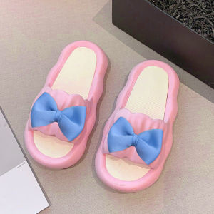 LH.Bigsize ใหม่สุด🎉รองเท้าแตะผญติดโบว์ใหญ่สุดน่ารัก  รองเท้าแตะแฟชั่นสีพื้นสลับ2สี มีให้เลือก โทนพาทเทลมากแม่แถมโบว์ใหญ่ๆจึ้งงๆให้ไปอิ