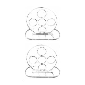 Compacts Billiard Strokes Correction Tool Clear Acrylic Cueing Practice For Comprehensive Skill Enhancement