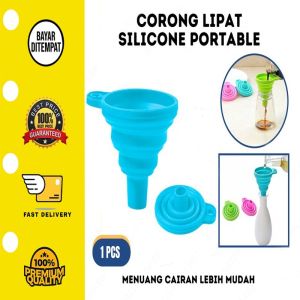 Corong Lipat Silicone Refill Sabun Minyak Botol Kecap Saos Silikon