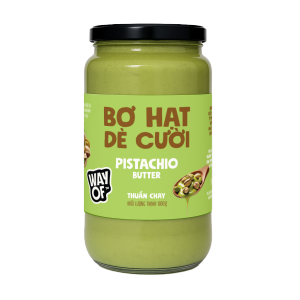 1kg/3kg | WayOf | Bơ Hạt Dẻ Cười Nguyên chất - Ăn Kiêng Eat Clean | Natural Pistachio Butter
