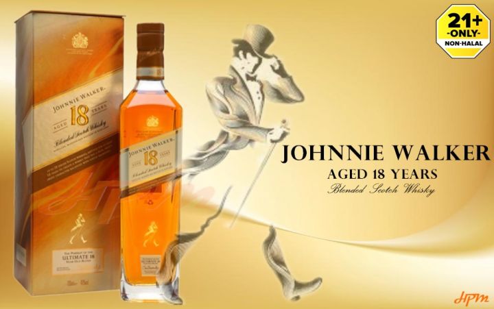 Johnnie Walker Aged 18 Years Blended Scotch Whisky 750ml | Lazada