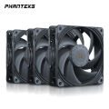 Phanteks Quạt Làm Mát Công Nghiệp Áp Suất Gió Cao T30 120Mm Quạt Im Lặng Điều Khiển Nhiệt Độ 4 Chân PWM 3000 Vòng/phút. 