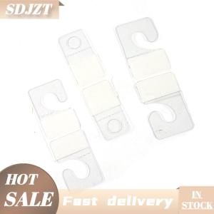 SDJZT 100pcs PVC SLOT HOLE กาวแขวนแท็ก Hook merchandise BOX BAG hanger DISPLAY