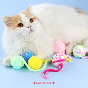 Đồ chơi bóng sợi len cho Mèo vui nhộn (mẫu mới) - Love Pets Shop