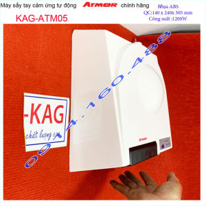 Máy sấy tay cảm ứng Atmor KAG-ATM05 máy sấy tay tự động máy khô nhanh sử dụng tốt siêu bền