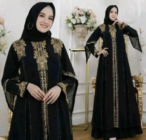 ZIFA FASHION // COD // ARABIAN DRESS LENI RENDA COKLAT // GAMIS ARAB WARNA BESTSEELER // BAHAN JERSI MIX CRUTY // READY SIZE M L XL XXL // JUMBO BISA // SIAP KIRIM // *DZ