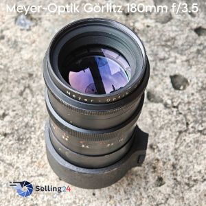 เลนส์มือหมุน Meyer-Optik Görlitz Orestegor 180mm f3.5 Mount M42 Rare Telephoto