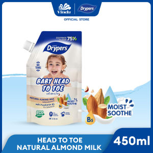 Drypers Baby Head to Toe 450ml - Suitable for newborn baby & above