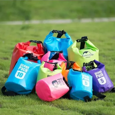 Tas anti air / Dry Bag 5L Waterproof / tas serbaguna tahan air / tas lipat / tas traveling / tas travel bag / tas lipat waterproof / tas lipat serbaguna
