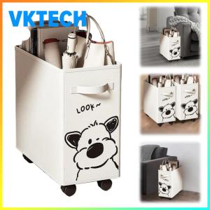 Under Desk Utility Cart with Wheels Multipurpose Organizer Office Organizer Basket for Home Office