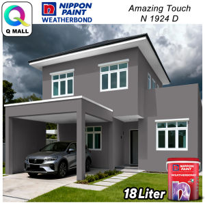 (1904-1948) 18L Nippon Paint Exterior Weatherbond Classic Neutral & Greys