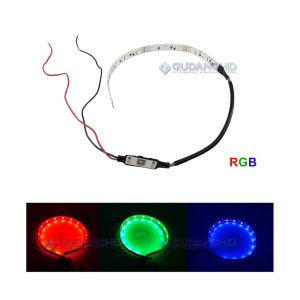 LED Strip Devil Eyes Projie Biled 2.5 - 3.0 Inch Auto Demon Eyes 360 RGB 12V