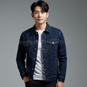 Jaket Denim Pria Fashion Korea Pilihan Warna Lengkap Tebal Elegan & Stylish Outfit Trendi Terbaru