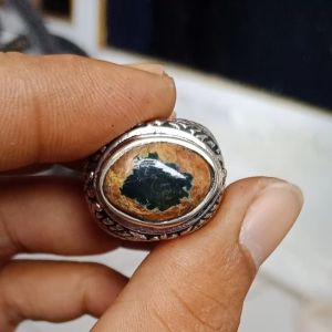Natural Batu Pirus Persia Gambar Mata Antik