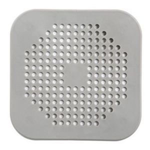 ✅Local Stock|14.5cm Silicone Drain Cover Four‑Corner Suction Cup Shower Hair Catcher Sink Strainer