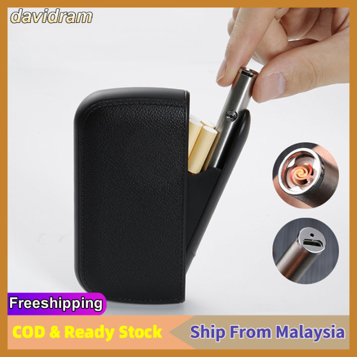 cigarette electric holder Cigarette Case with Rechargeable Electric Lighter Portable Travel Cigarette  Holder Box Mini Cigarette Case With Usb Cable - Lazada
