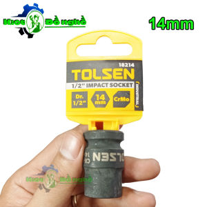 Đầu tuýp lục giác đen 1/2 TOLSEN - Đầu tuýp 1/2 công nghiệp - Đầu tube - KIOT ĐỒ NGHỀ