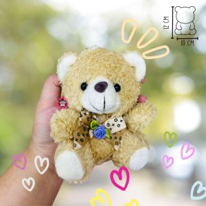 READY STOCK !! Teddy Bear Toy Mini Bear Cute Small Size Bear Doll Birthday Gift Wedding Doorgift Bear Keychain