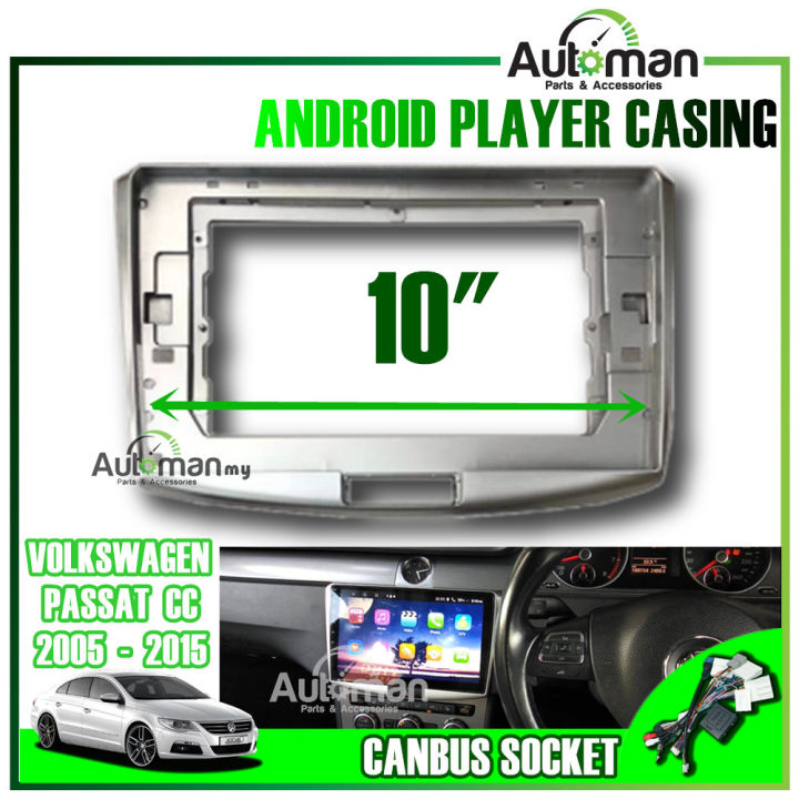 Casing Android Volkswagen Passat Cc 2005 - 2015 Dashboard Audio Android 