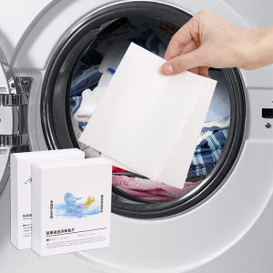50/20Pcs Laundry Mixed Dyeing Proof Color Absorption Sheet Washing Machine Anti Dyed Cloth Papers Color Catcher Papers