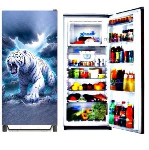 Stiker Kulkas 1 Pintu Motif Harimau Laut ( COD ) Medinah Fasion