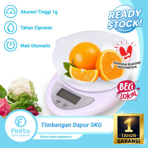 Timbangan Dapur Digital 5KG/5000gr 10Kg/10000gr Kue Bumbu Kitchen Scale (Free Baterai)