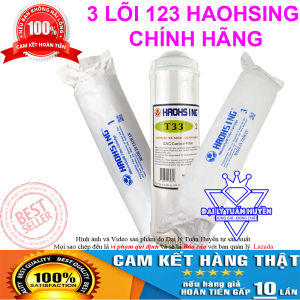 Bộ 3 lõi lọc nước 123 Haohsing chính hãng - Dùng cho máy lọc nước Haoshing