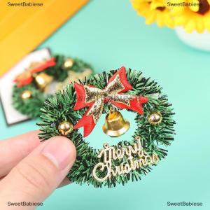[COD] SweetBabiese 1:6 dollhouse Miniature Christmas Garland พวงหรีดรุ่นตุ๊กตาของเล่นคริสต์มาส