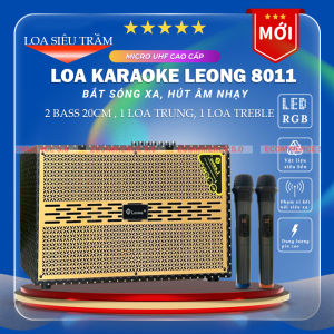 Loa Xách Tay Karaoke Leong L8011 Mẫu Mới 20242 bass 20cm Âm Trầm Cực Mạnh Và Âm Thanh Sáng Micro Lọc Âm Chống Hú Rít Giọng Hát Trong Trẻo Hát Karaoke Siêu Đỉnh