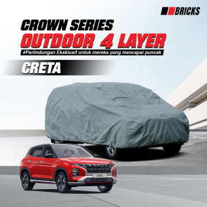 4 Layer Cover Hyundai Creta Sarung Mobil Super Outdoor Anti UV & Waterproof  BRICKS