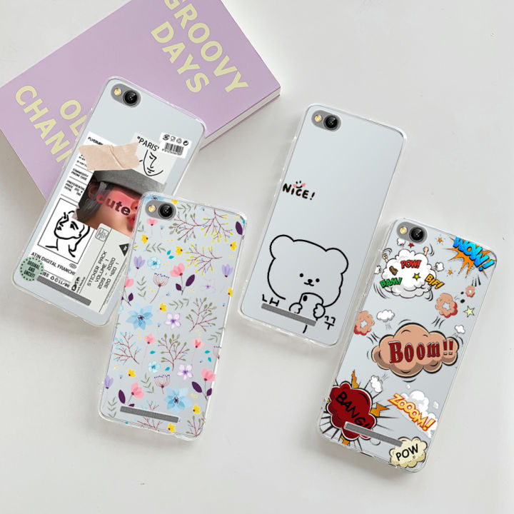For Xiaomi Redmi 5A Phone Case Clear Transparent Soft Silicone TPU Cute  Printed Back Cover Casing Lazada PH